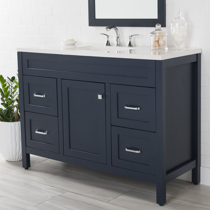 48.5" Furniture-Style Bathroom Vanity With Sink Top