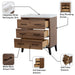 Rialta 30.5" Furniture-Style Bathroom Vanity Features: 3 drawers, black handles, open back, sink top